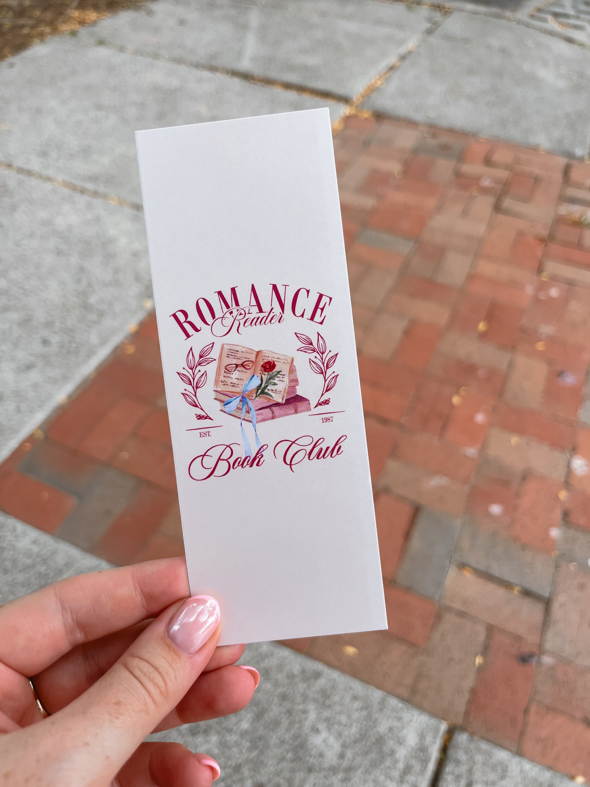 Romance Reader Book Club Bookmark