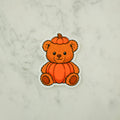 Pumpkin Teddy Sticker