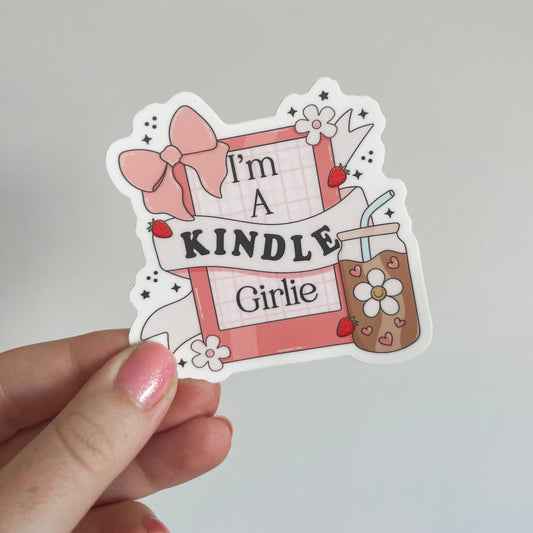 Kindle Girlie Sticker