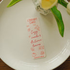 Autumn Library Card Bookmark