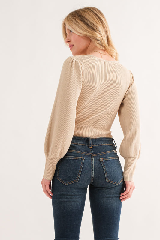 Puff Sleeve Bodysuit