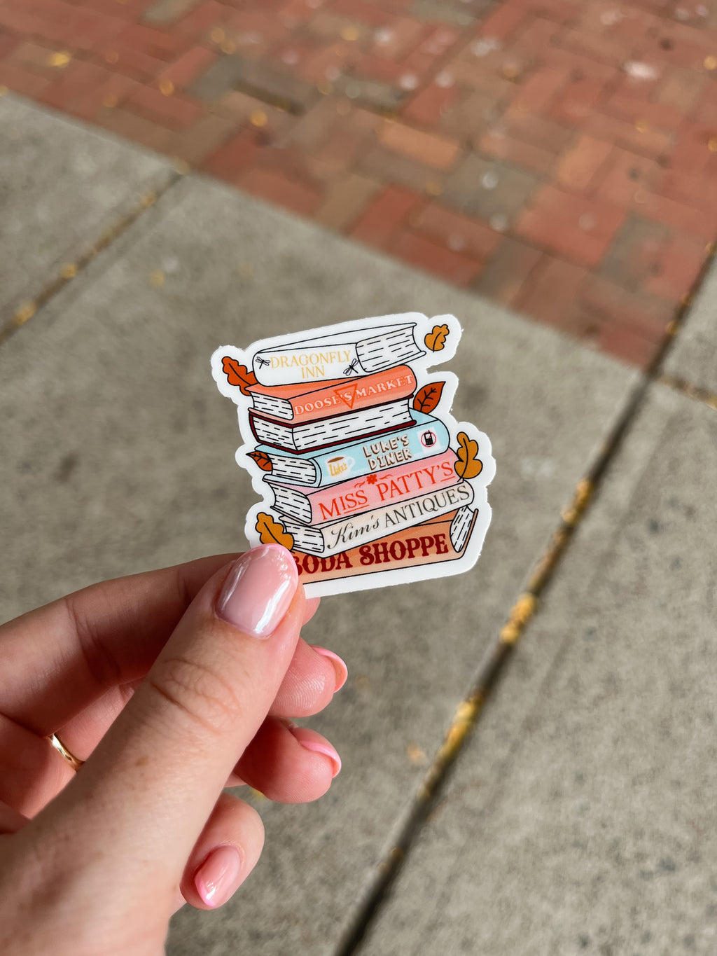 Stars Hollow Stack Sticker