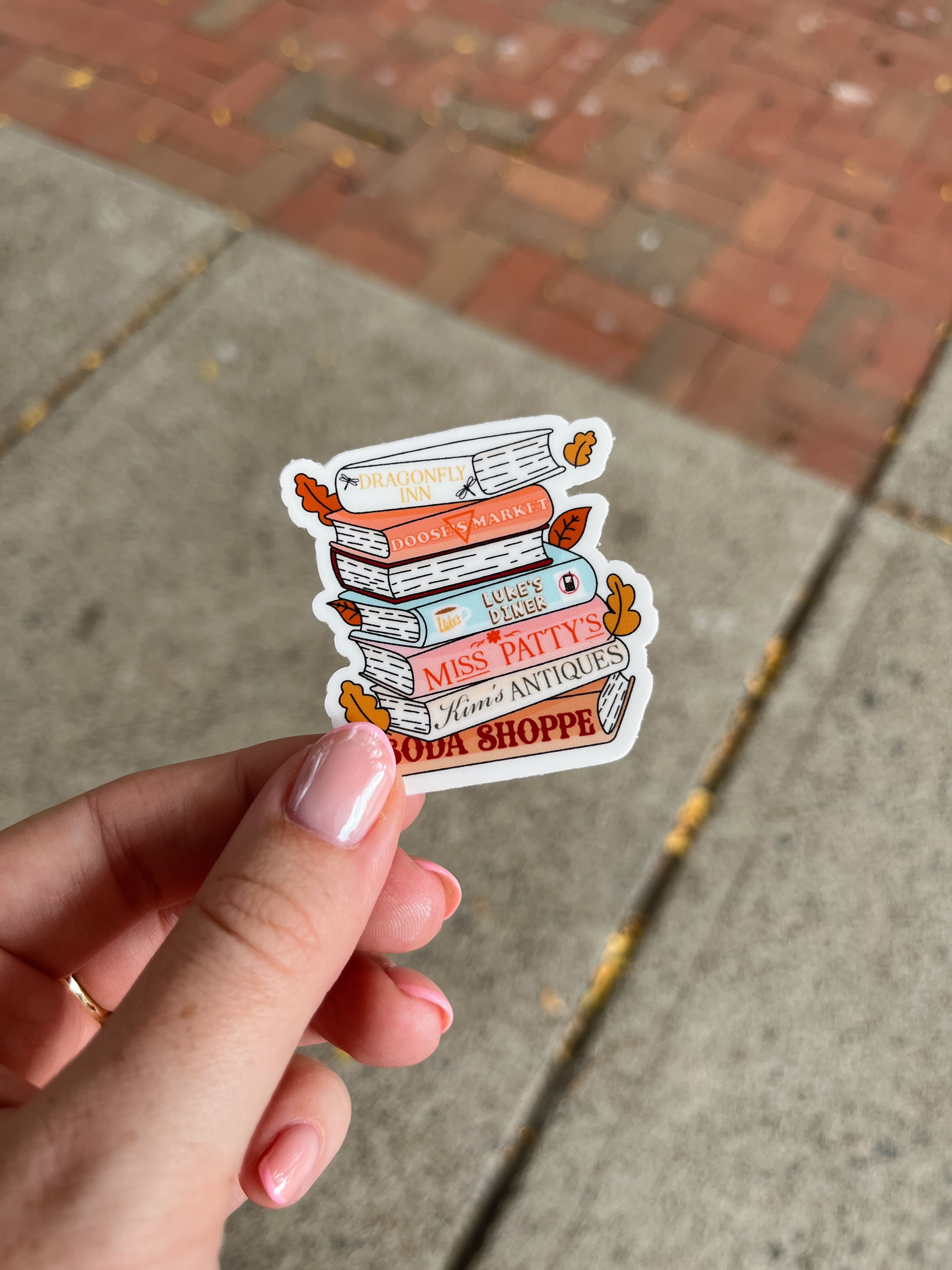 Stars Hollow Stack Sticker