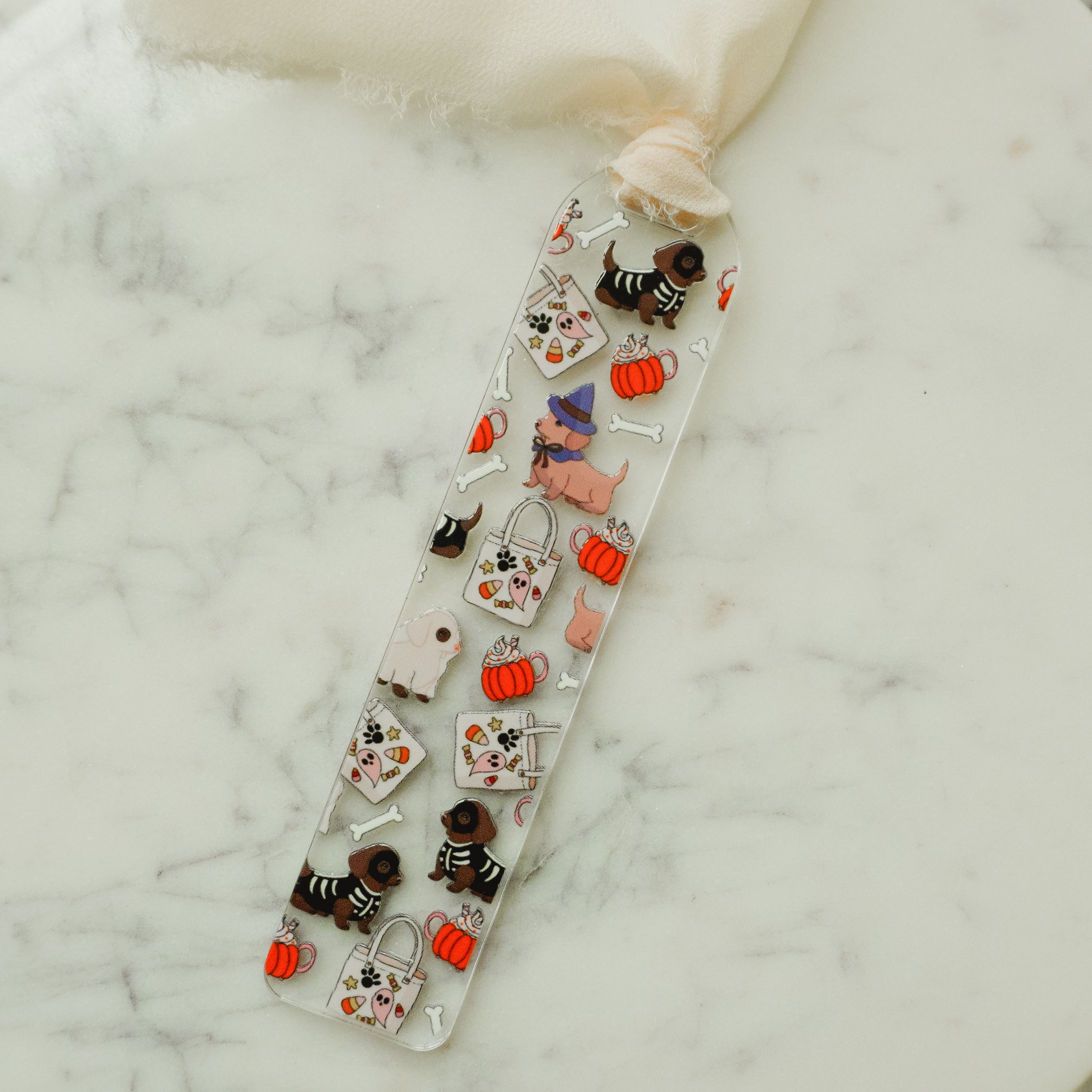 Halloween Puppy Bookmark