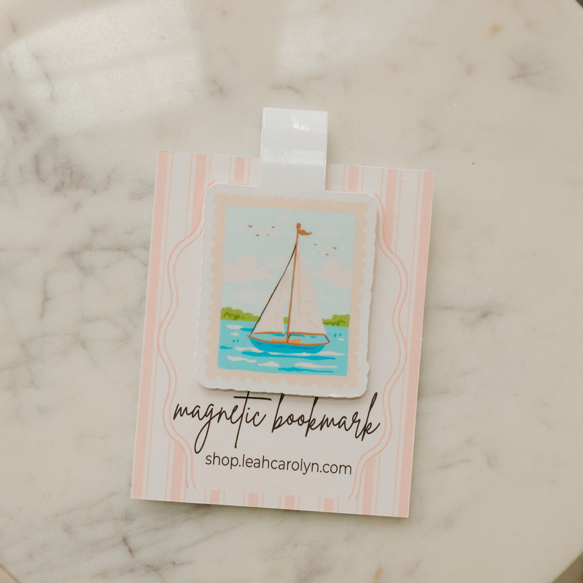 Sailboat Magnetic Bookmark