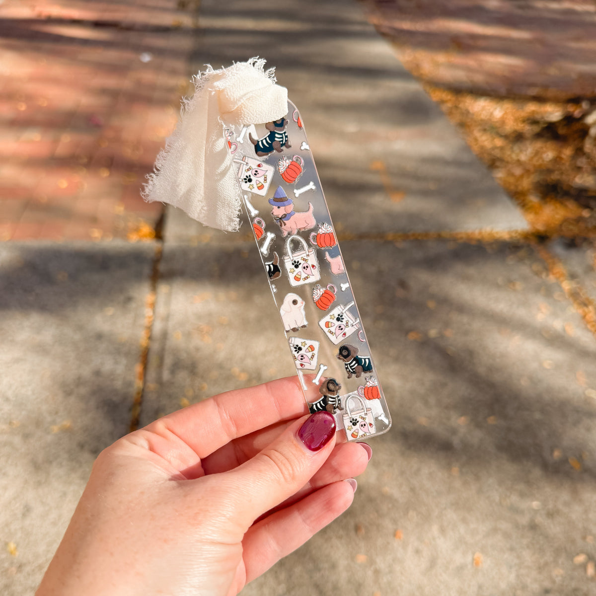 Halloween Puppy Bookmark