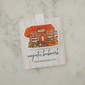 Fall Bookstore Magnetic Bookmark