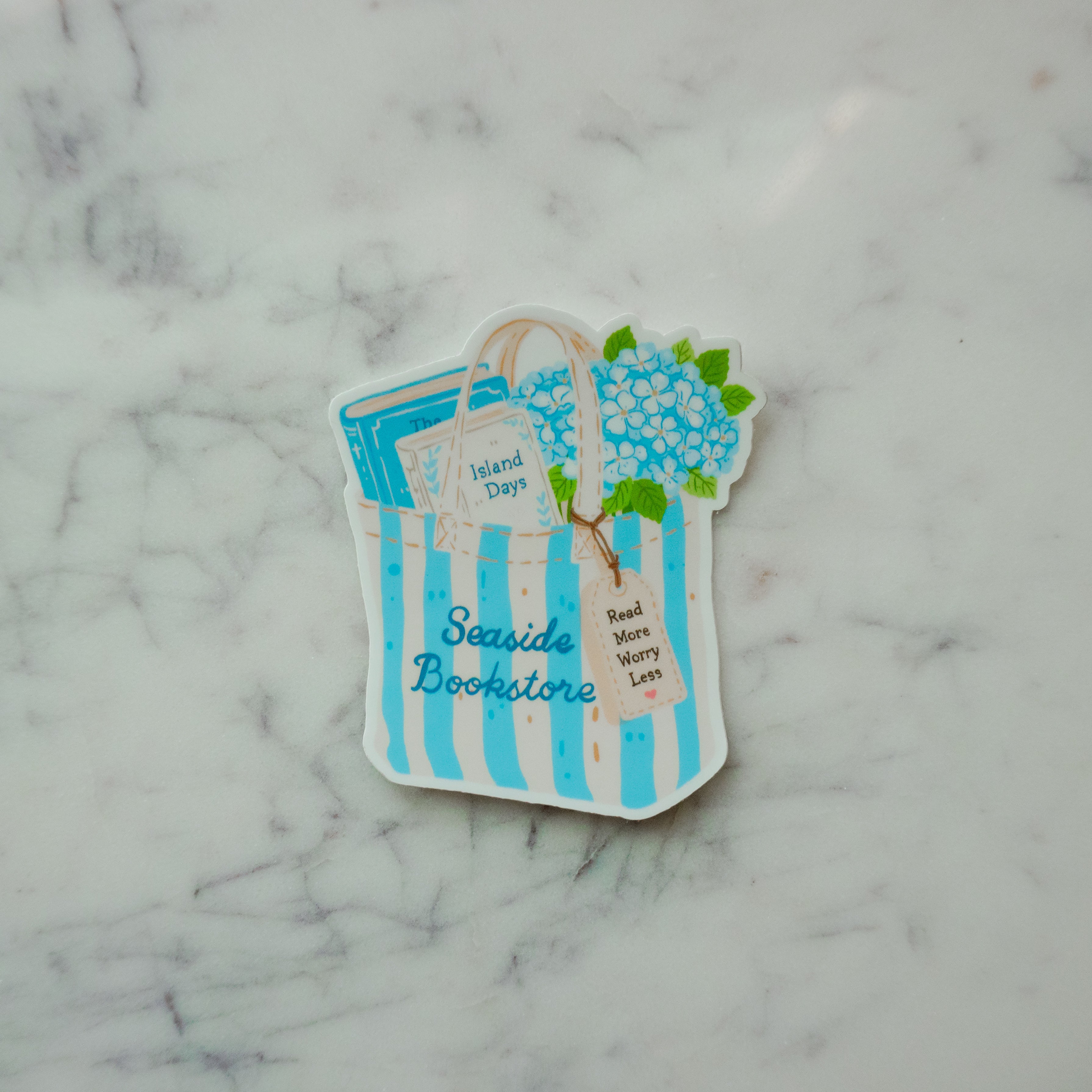 Seaside Bookstore Sticker