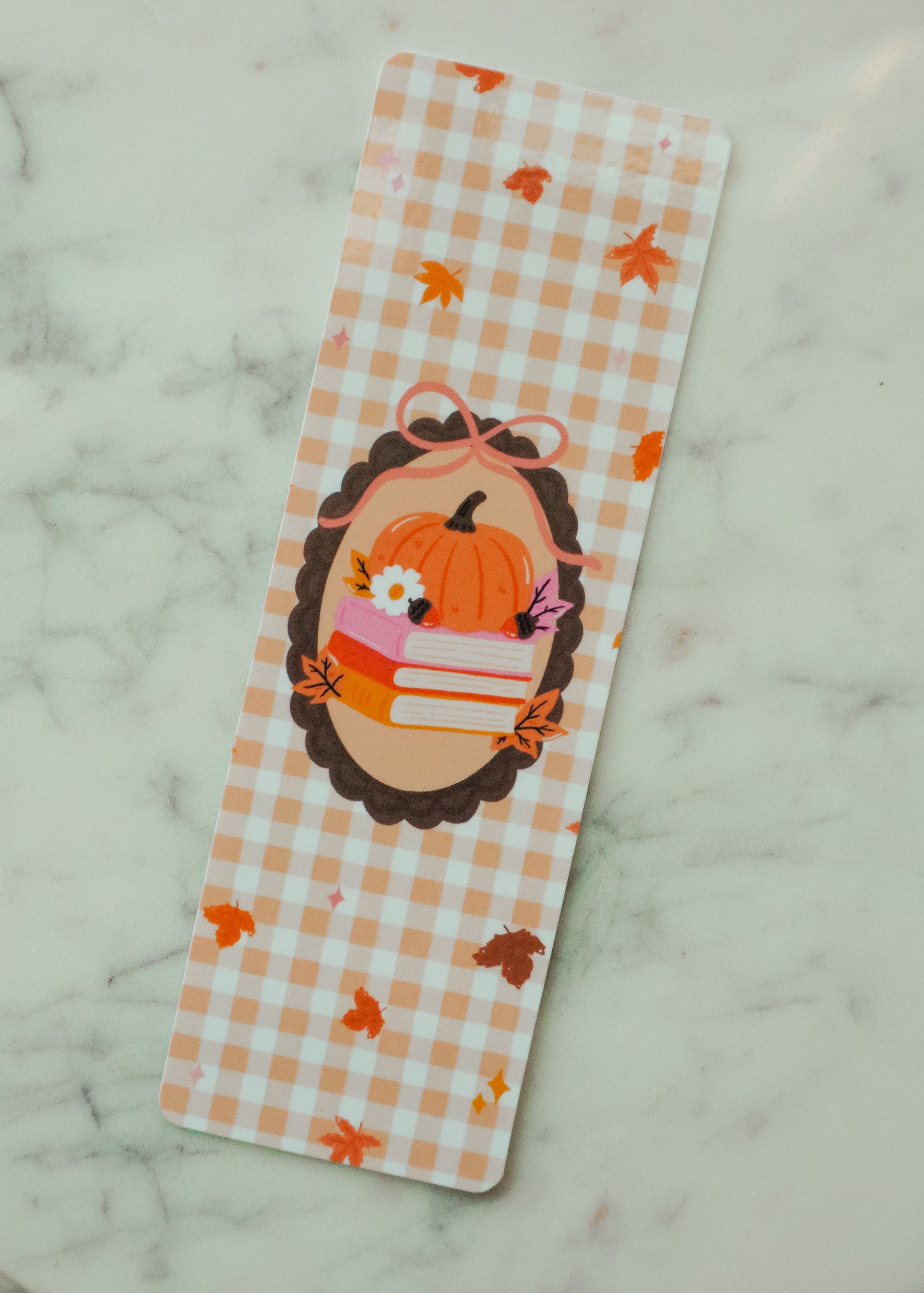 Coquette Pumpkin Bookmark