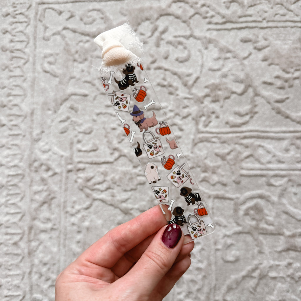 Halloween Puppy Bookmark