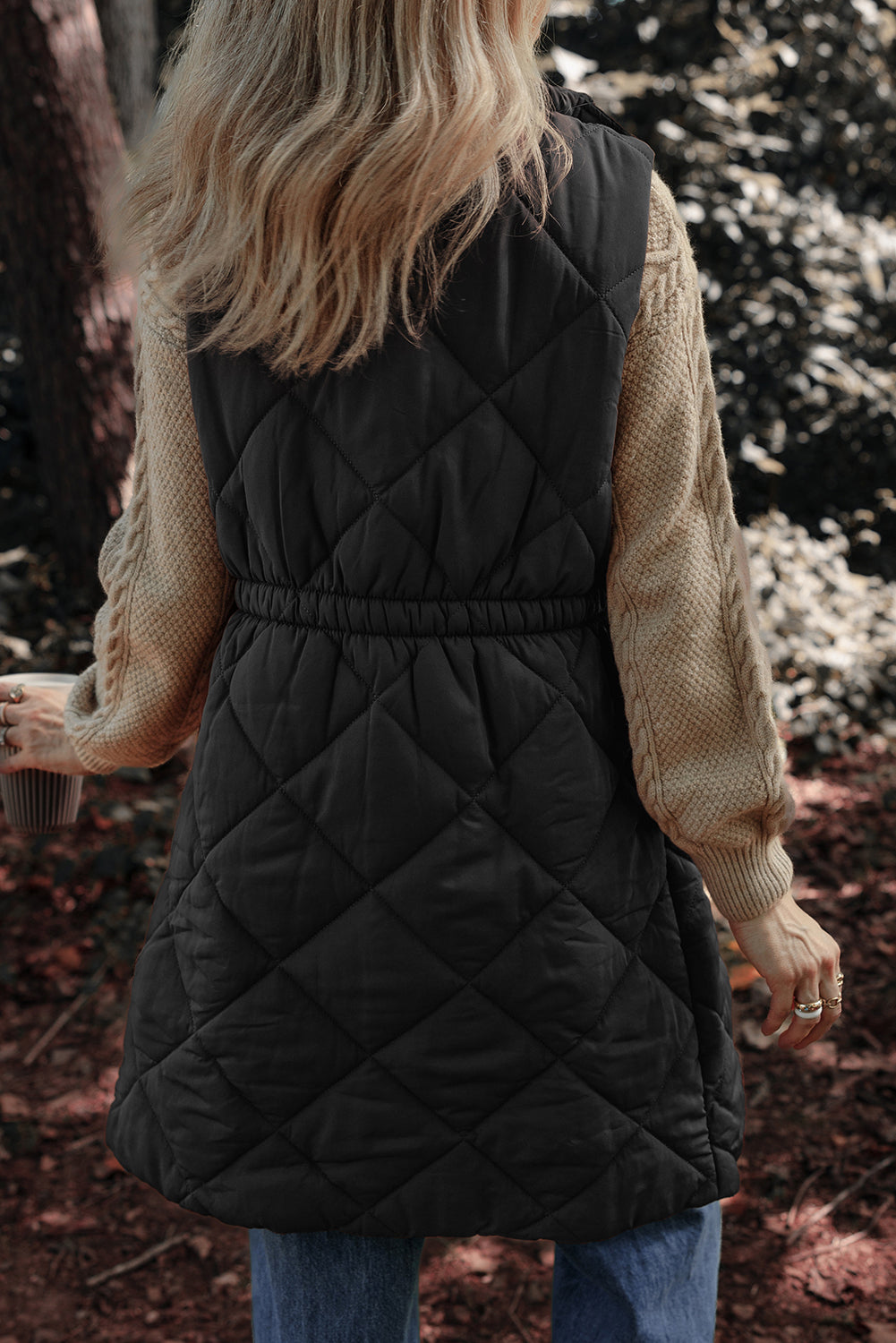 Sienna Long Puffer Vest