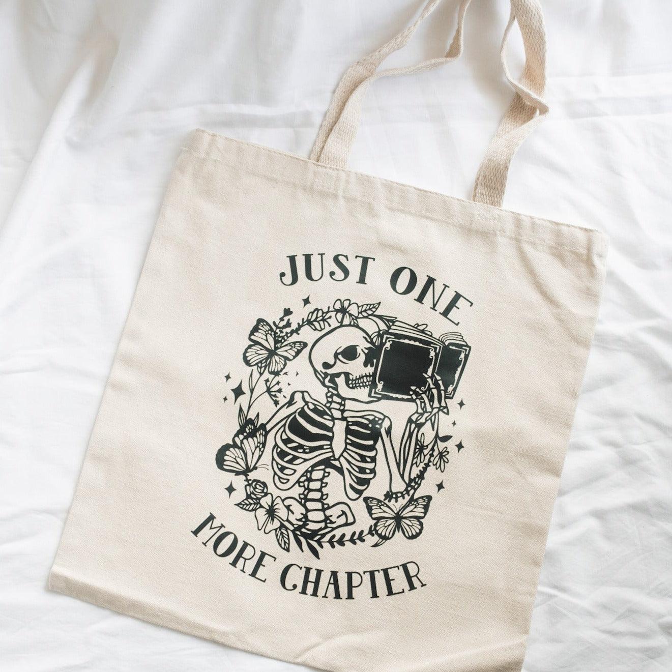 One More Chapter Tote Bag - Leah Carolyn Designs
