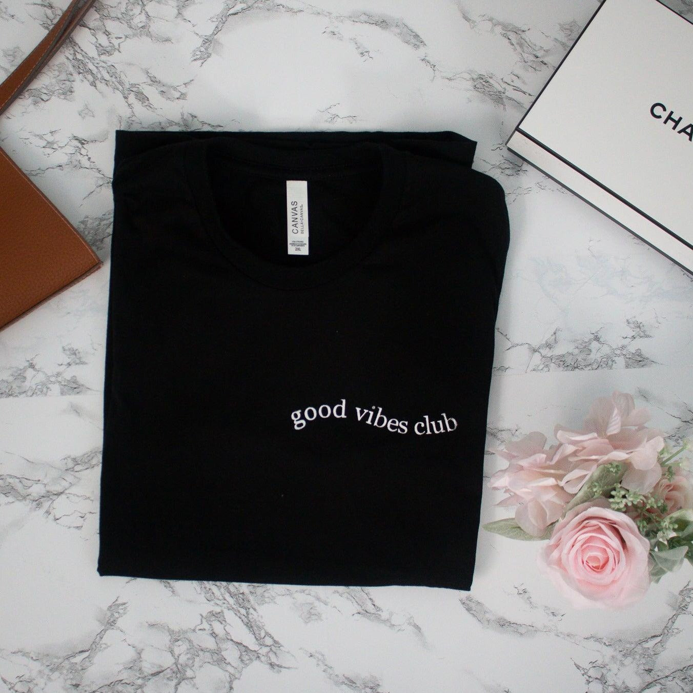 Good Vibes Club T-shirt - Leah Carolyn Designs
