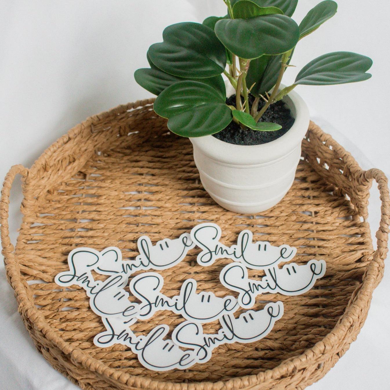 Smile Sticker - Leah Carolyn Designs